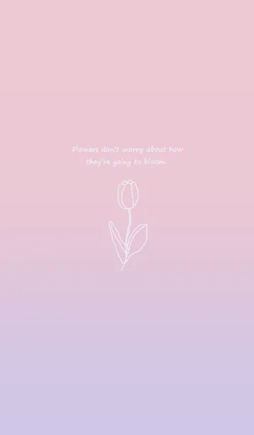 [LINE着せ替え] art_tulip (quartz gradation)の画像1