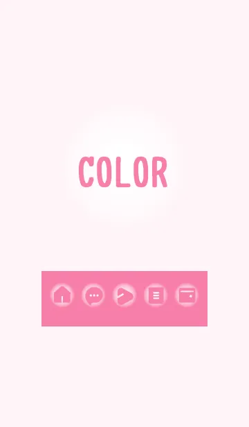 [LINE着せ替え] pink color D11の画像1