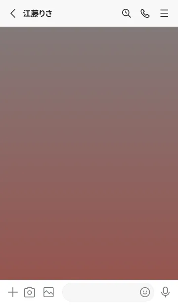 [LINE着せ替え] グレー★小豆色.TKCの画像2