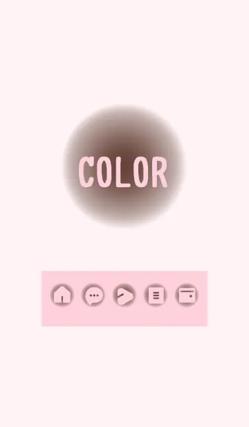 [LINE着せ替え] pink color D13の画像1