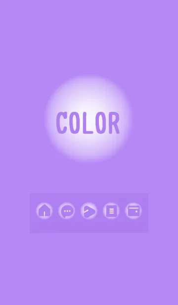 [LINE着せ替え] purple color D11の画像1