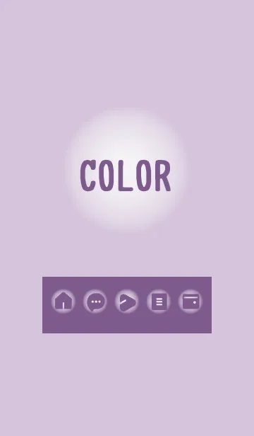 [LINE着せ替え] purple color D15の画像1