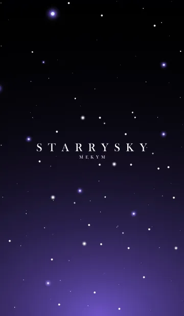 [LINE着せ替え] STARRY SKY-STAR.MEKYM 25の画像1