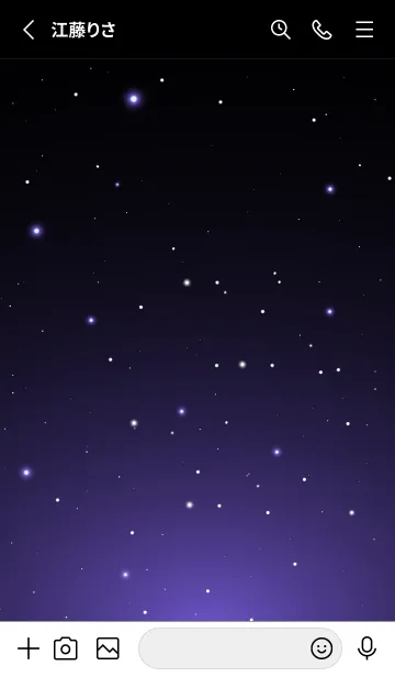 [LINE着せ替え] STARRY SKY-STAR.MEKYM 25の画像2