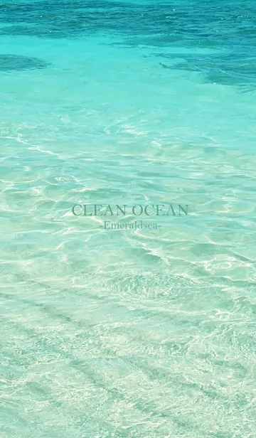 [LINE着せ替え] CLEAN OCEAN-Emerald sea MEKYM 14の画像1