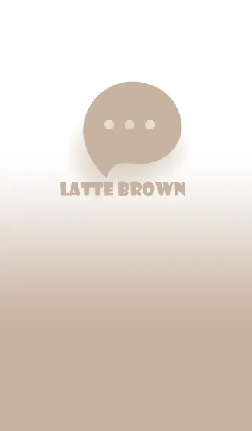 [LINE着せ替え] Latte brown & White Theme V.3 (JP)の画像1