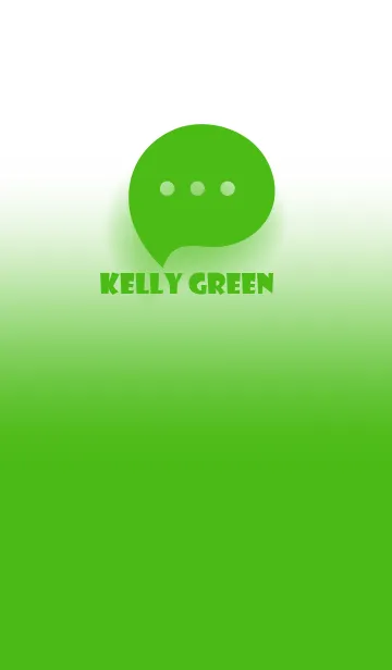 [LINE着せ替え] Kelly Green & White Theme V.3 (JP)の画像1