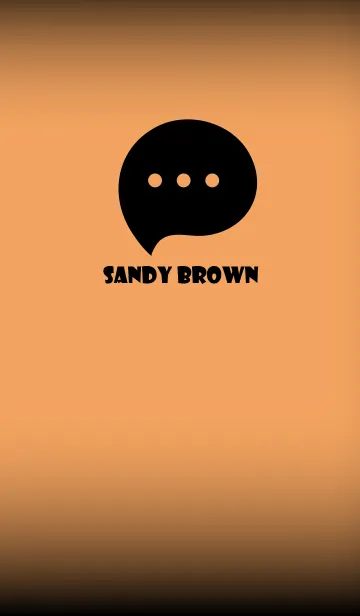 [LINE着せ替え] Sandy Brown Black V.3 (JP)の画像1