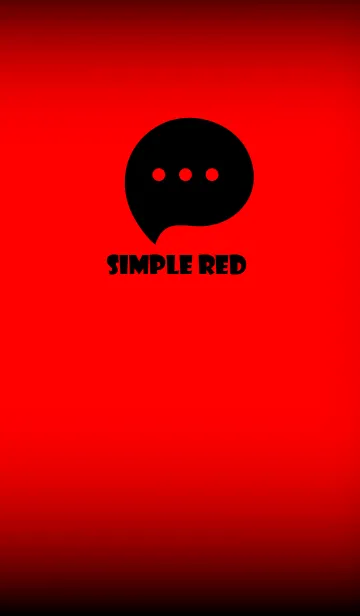 [LINE着せ替え] Red Black V.3 (JP)の画像1