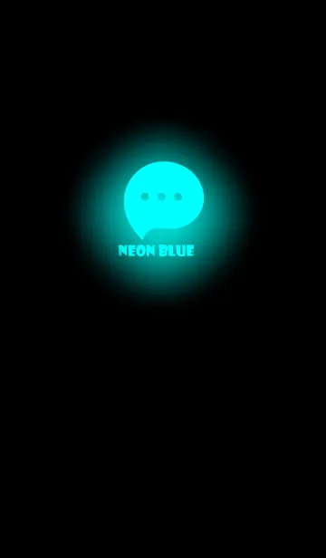 [LINE着せ替え] Neon Blue Light Theme V3 (JP)の画像1