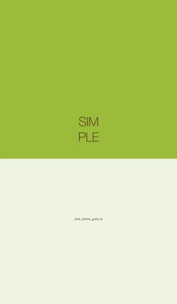 [LINE着せ替え] 003_24_グリーン3-9の画像1