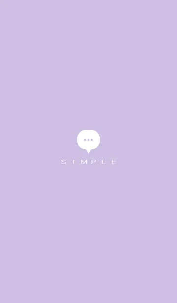 [LINE着せ替え] シンプル（purple)V.1388の画像1