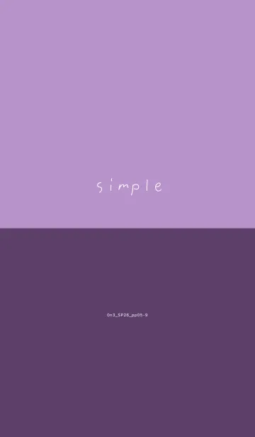 [LINE着せ替え] 0n3_26_パープル5-9の画像1