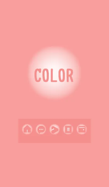 [LINE着せ替え] red color D11の画像1