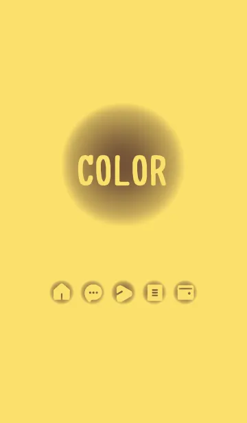 [LINE着せ替え] yellow color D11の画像1