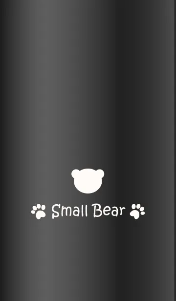 [LINE着せ替え] Small Bear *GLOSSYBLACK*の画像1