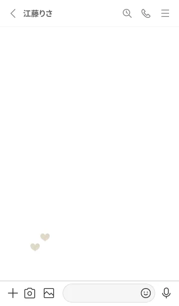 [LINE着せ替え] ねこハート/2(くすみ2-03)の画像2