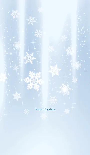 [LINE着せ替え] 雪の結晶✨Snow Crystalsの画像1