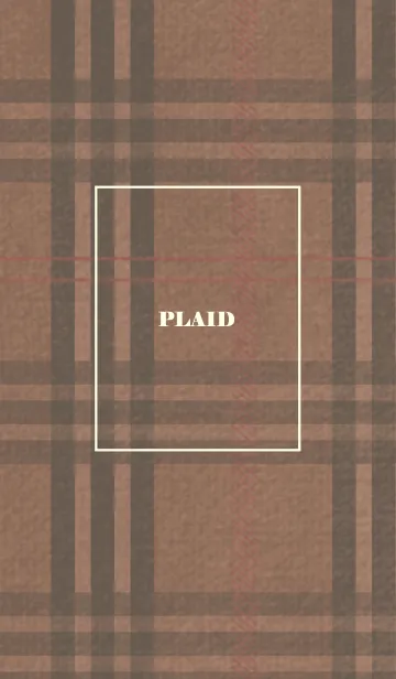 [LINE着せ替え] チェック柄 St 02 - ブラウン 02の画像1