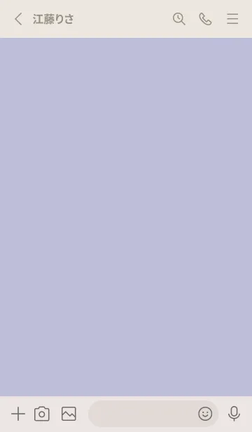 [LINE着せ替え] 超シンプル15<パープル>の画像2