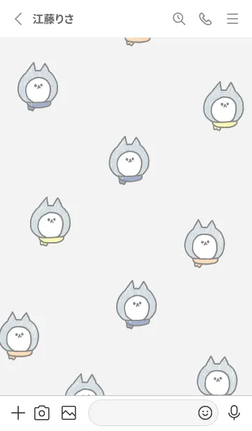 [LINE着せ替え] レッツゴー！ねこねこ 2の画像2