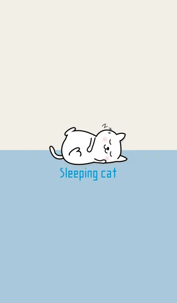 [LINE着せ替え] I am a Sleeping cat 86の画像1