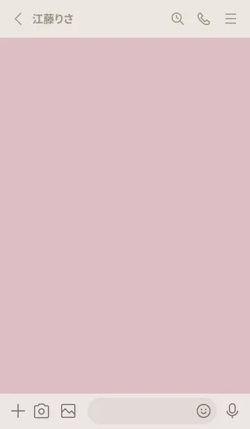 [LINE着せ替え] 超シンプル15<ピンク>の画像2