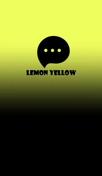 [LINE着せ替え] Black & Lemon Yellow Theme V3 (JP)の画像1