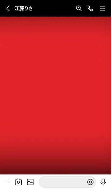 [LINE着せ替え] Rose Red Black V.3 (JP)の画像2