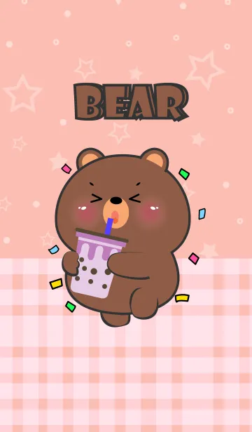 [LINE着せ替え] I Love U Cute Bear Theme (JP)の画像1