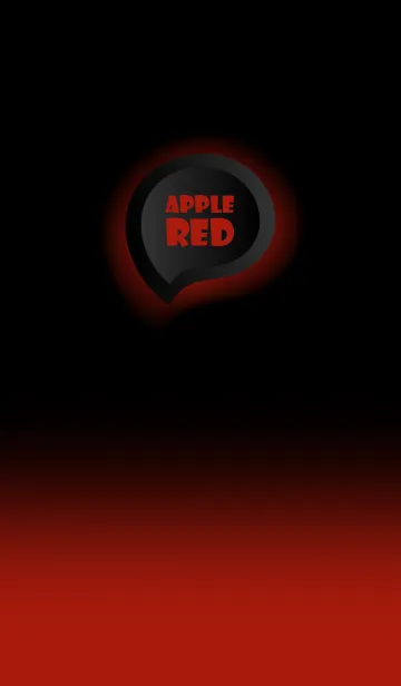 [LINE着せ替え] Apple Red & Black V1 (JP)の画像1