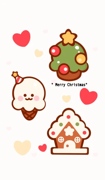 [LINE着せ替え] One day with Christmas sweetsの画像1