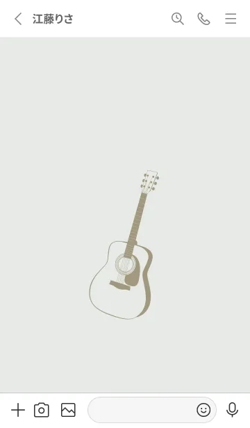 [LINE着せ替え] GUITAR COLOR フロスティホワイトの画像2