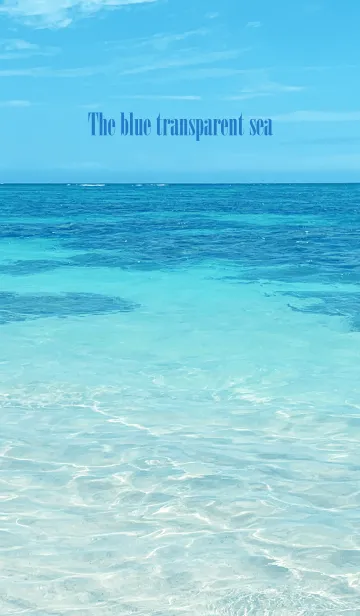 [LINE着せ替え] The blue transparent sea - MEKYM 6の画像1