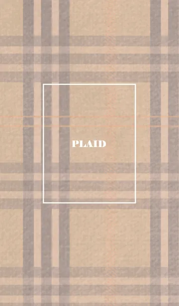 [LINE着せ替え] チェック柄 St 02 - ブラウン 05の画像1