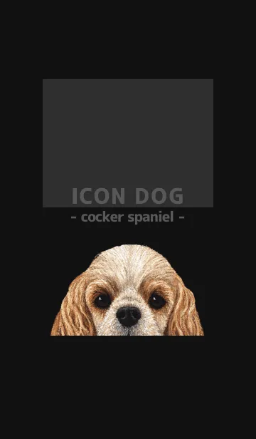 ICON DOG - コッカー - BLACK/06の着せ替えメイン画像