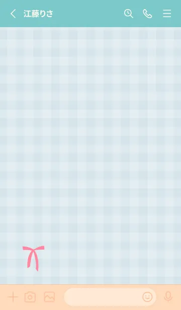 [LINE着せ替え] リボン シンプル25の画像2