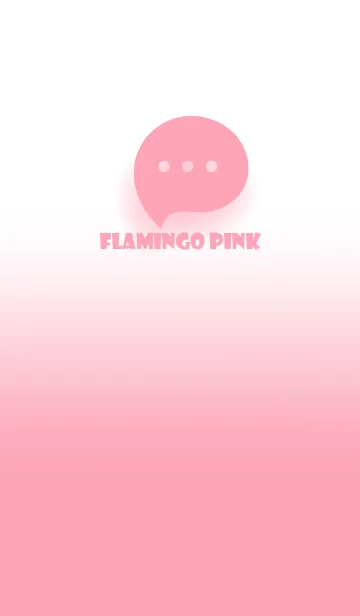 [LINE着せ替え] Flamingo Pink & White Theme V.3 (JP)の画像1