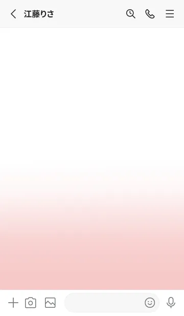 [LINE着せ替え] Azalea Pink In White Theme (JP)の画像2