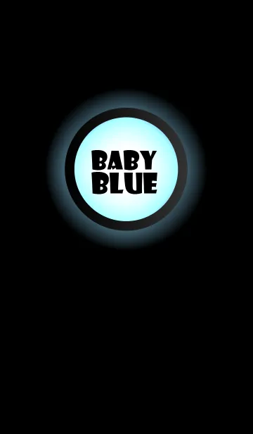 [LINE着せ替え] Baby Blue Light In Black (JP)の画像1