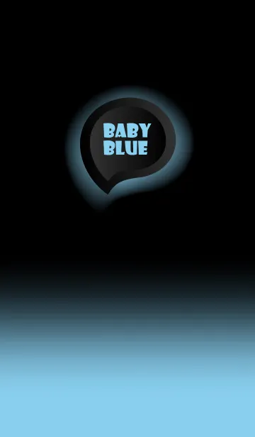 [LINE着せ替え] Baby Blue & Black (JP)の画像1