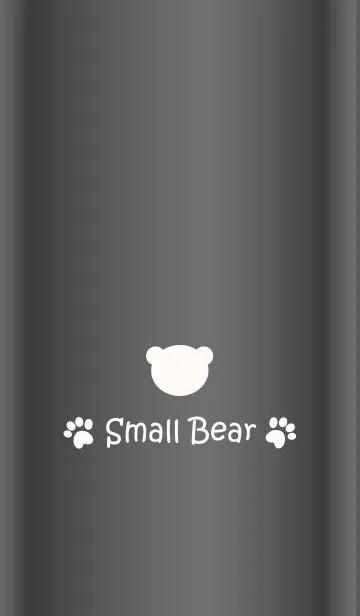 [LINE着せ替え] Small Bear *GLOSSYBLACK 3*の画像1