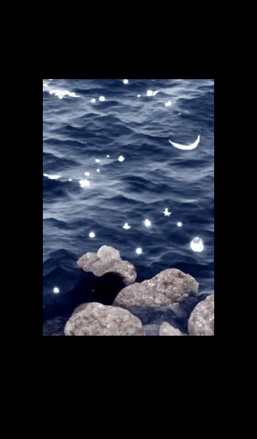 [LINE着せ替え] 夜の月 月の海 #DkY_13。の画像1