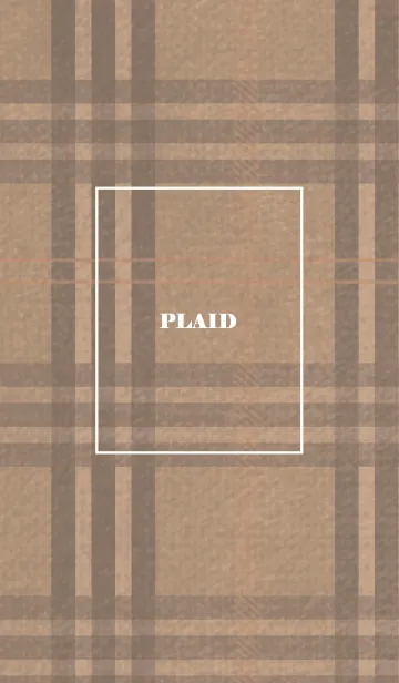 [LINE着せ替え] チェック柄 St 02 - ブラウン 03の画像1