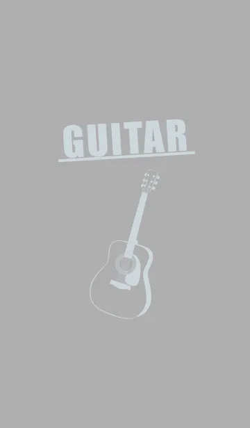 [LINE着せ替え] GUITAR COLOR シルバーグレイの画像1