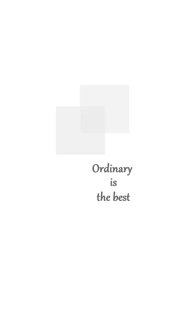 [LINE着せ替え] Ordinary is the best:)の画像1