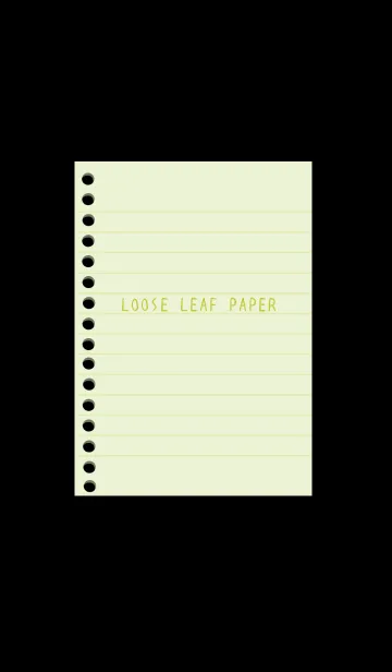 [LINE着せ替え] カラールーズリーフ/くすみライトグリーンの画像1