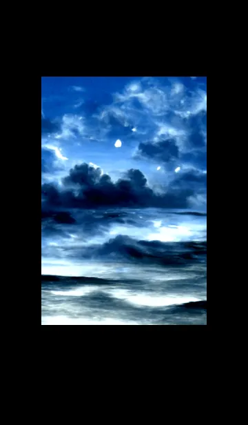 [LINE着せ替え] 夜の月 月の海 #DkZ_6。の画像1