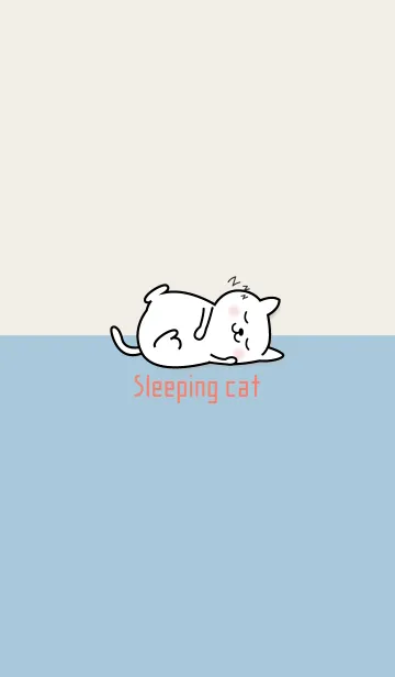 [LINE着せ替え] I am a Sleeping cat 87の画像1