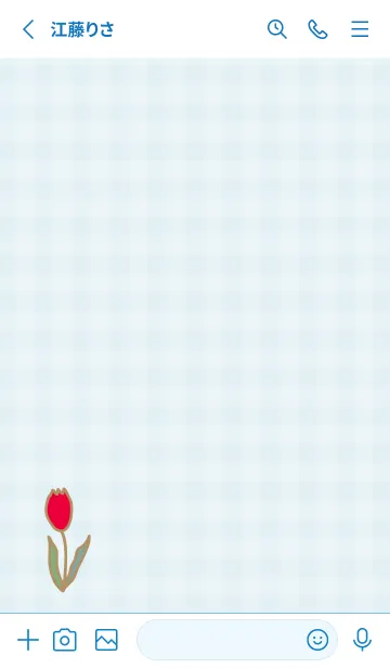 [LINE着せ替え] シンプル チューリップ29の画像2